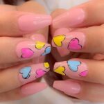 50 Gorgeous Valentine Acrylic Nail Ideas 28