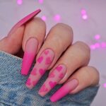 50 Gorgeous Valentine Acrylic Nail Ideas 29