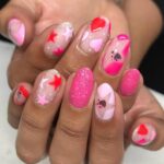 50 Gorgeous Valentine Acrylic Nail Ideas 35