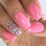50 Gorgeous Valentine Acrylic Nail Ideas 43