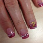 50 Gorgeous Valentine Acrylic Nail Ideas 45