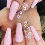 50 Gorgeous Valentine Acrylic Nail Ideas 50