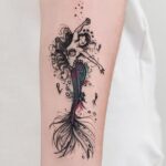 50 Mermaid Tattoos Ideas for Women 14