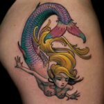 50 Mermaid Tattoos Ideas for Women 35