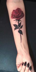 50 Stunning Rose Tattoos On Forearm for Women Ideas 03 50 Stunning Rose Tattoos On Forearm for Women Ideas 03