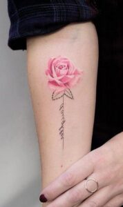 50 Stunning Rose Tattoos On Forearm for Women Ideas 16 50 Stunning Rose Tattoos On Forearm for Women Ideas 16