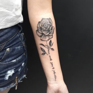 50 Stunning Rose Tattoos On Forearm for Women Ideas 22 50 Stunning Rose Tattoos On Forearm for Women Ideas 22
