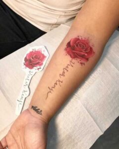 50 Stunning Rose Tattoos On Forearm for Women Ideas 26 50 Stunning Rose Tattoos On Forearm for Women Ideas 26