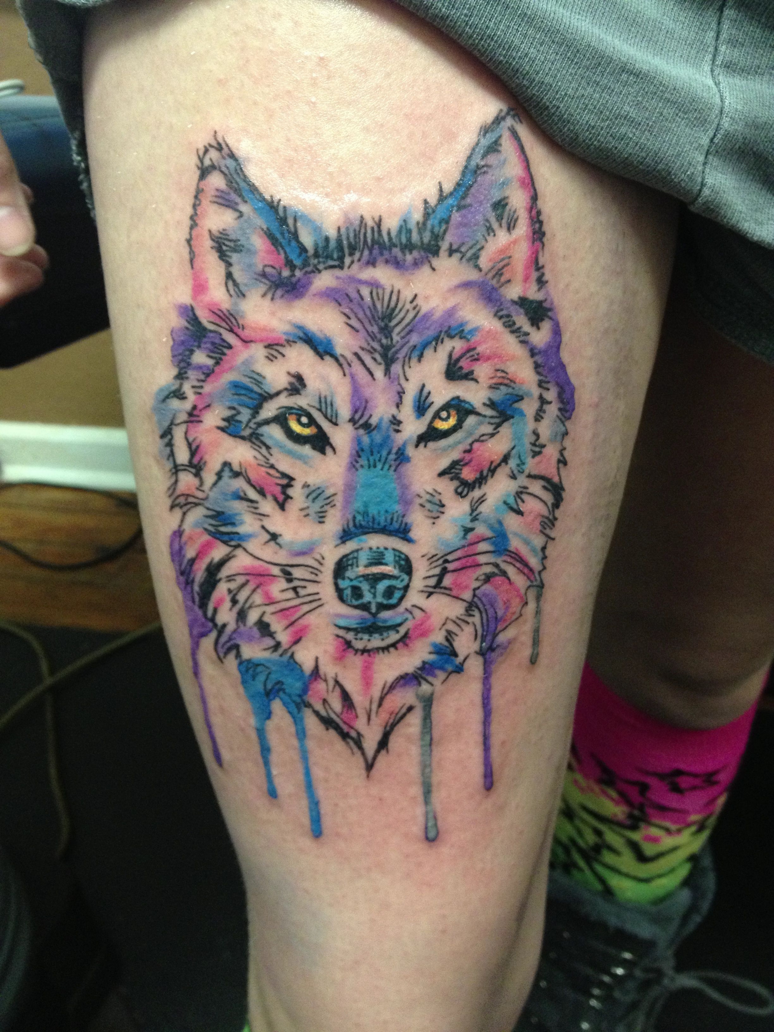 60 Beautiful Wolf Tattoos for Women Ideas 07