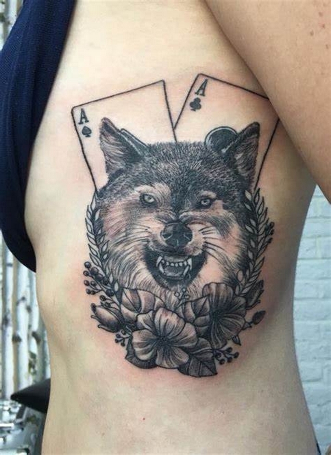 60 Beautiful Wolf Tattoos for Women Ideas 56