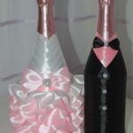 60 Ways to Reuse Your Wine Bottles for Wedding Decoration Ideas 04