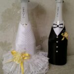 60 Ways to Reuse Your Wine Bottles for Wedding Decoration Ideas 06