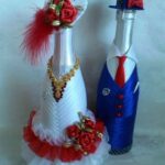 60 Ways to Reuse Your Wine Bottles for Wedding Decoration Ideas 07