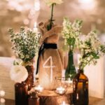 60 Ways to Reuse Your Wine Bottles for Wedding Decoration Ideas 10