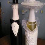 60 Ways to Reuse Your Wine Bottles for Wedding Decoration Ideas 11