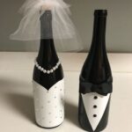 60 Ways to Reuse Your Wine Bottles for Wedding Decoration Ideas 16