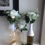60 Ways to Reuse Your Wine Bottles for Wedding Decoration Ideas 22