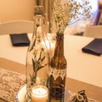 60 Ways to Reuse Your Wine Bottles for Wedding Decoration Ideas 23
