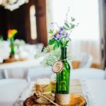 60 Ways to Reuse Your Wine Bottles for Wedding Decoration Ideas 25