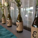 60 Ways to Reuse Your Wine Bottles for Wedding Decoration Ideas 28