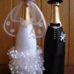 60 Ways to Reuse Your Wine Bottles for Wedding Decoration Ideas 29