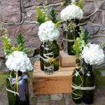 60 Ways to Reuse Your Wine Bottles for Wedding Decoration Ideas 30