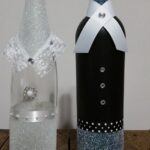60 Ways to Reuse Your Wine Bottles for Wedding Decoration Ideas 38