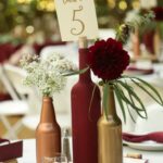 60 Ways to Reuse Your Wine Bottles for Wedding Decoration Ideas 40