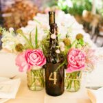 60 Ways to Reuse Your Wine Bottles for Wedding Decoration Ideas 47