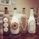 60 Ways to Reuse Your Wine Bottles for Wedding Decoration Ideas 48