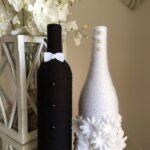 60 Ways to Reuse Your Wine Bottles for Wedding Decoration Ideas 49
