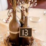 60 Ways to Reuse Your Wine Bottles for Wedding Decoration Ideas 52