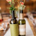 60 Ways to Reuse Your Wine Bottles for Wedding Decoration Ideas 53