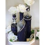 60 Ways to Reuse Your Wine Bottles for Wedding Decoration Ideas 54