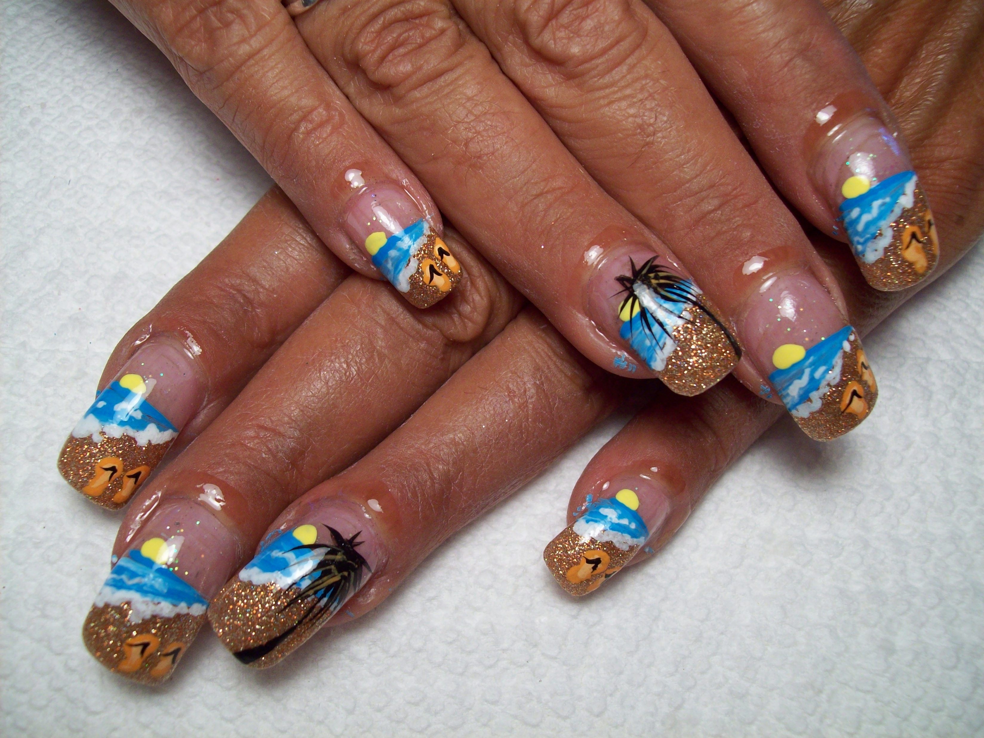 70 Simple Summer Vacation Nail Design Ideas 02