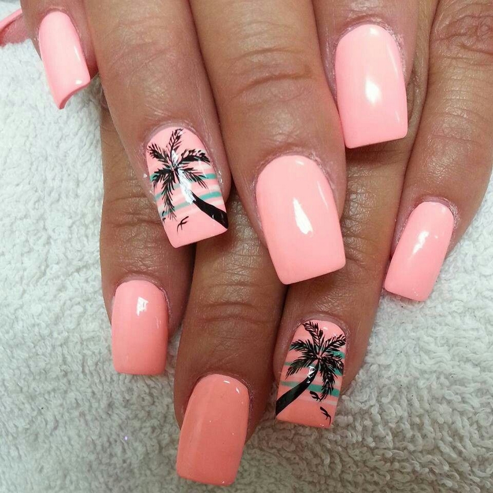 70 Simple Summer Vacation Nail Design Ideas 03