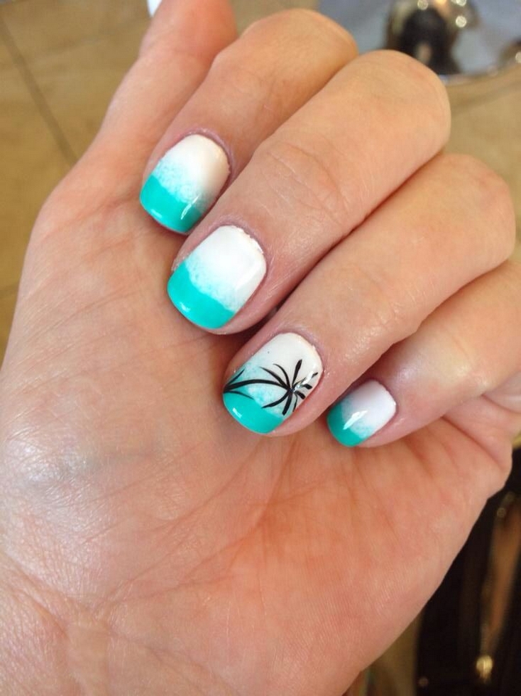 70 Simple Summer Vacation Nail Design Ideas 06