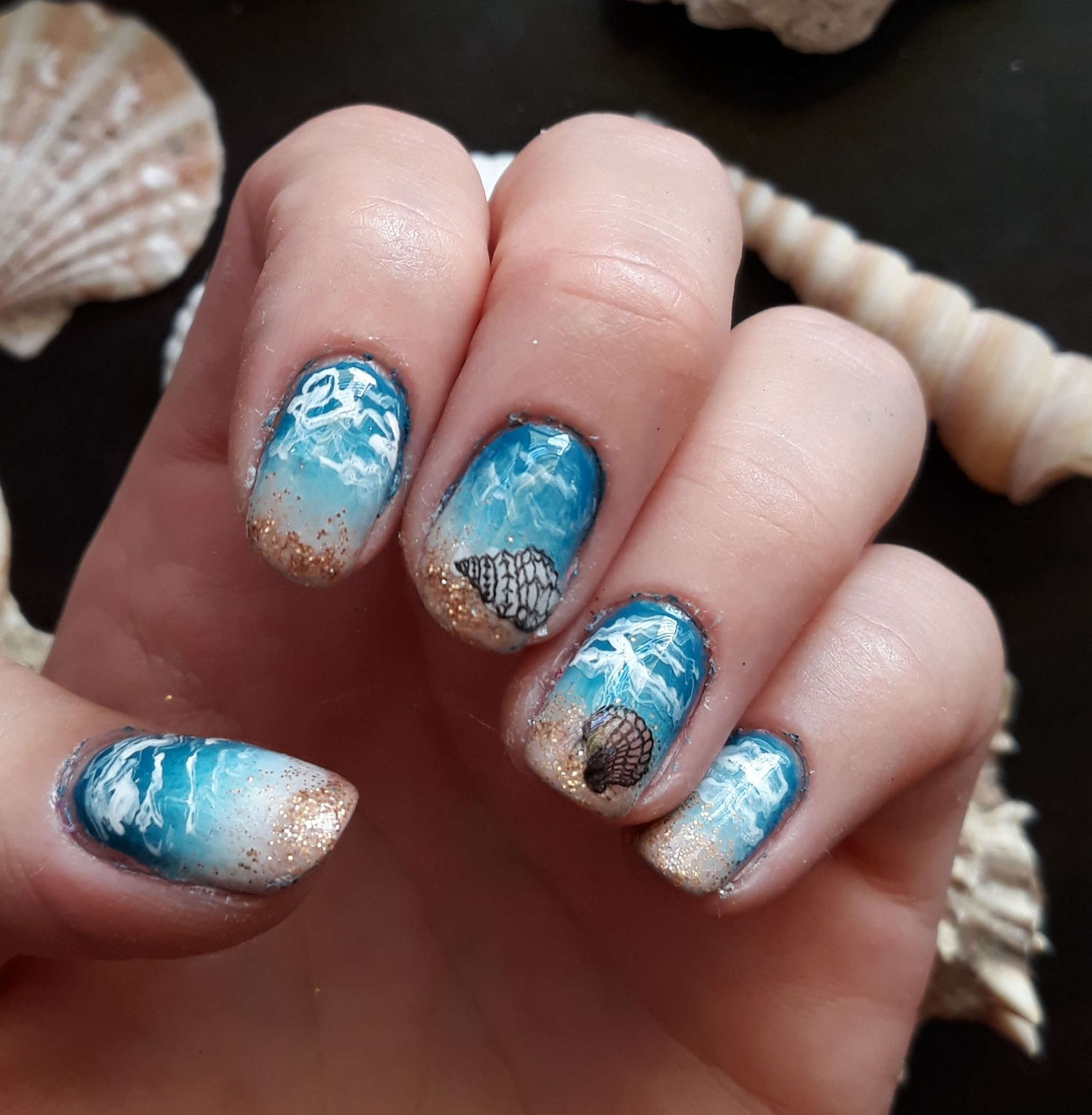 70 Simple Summer Vacation Nail Design Ideas 11