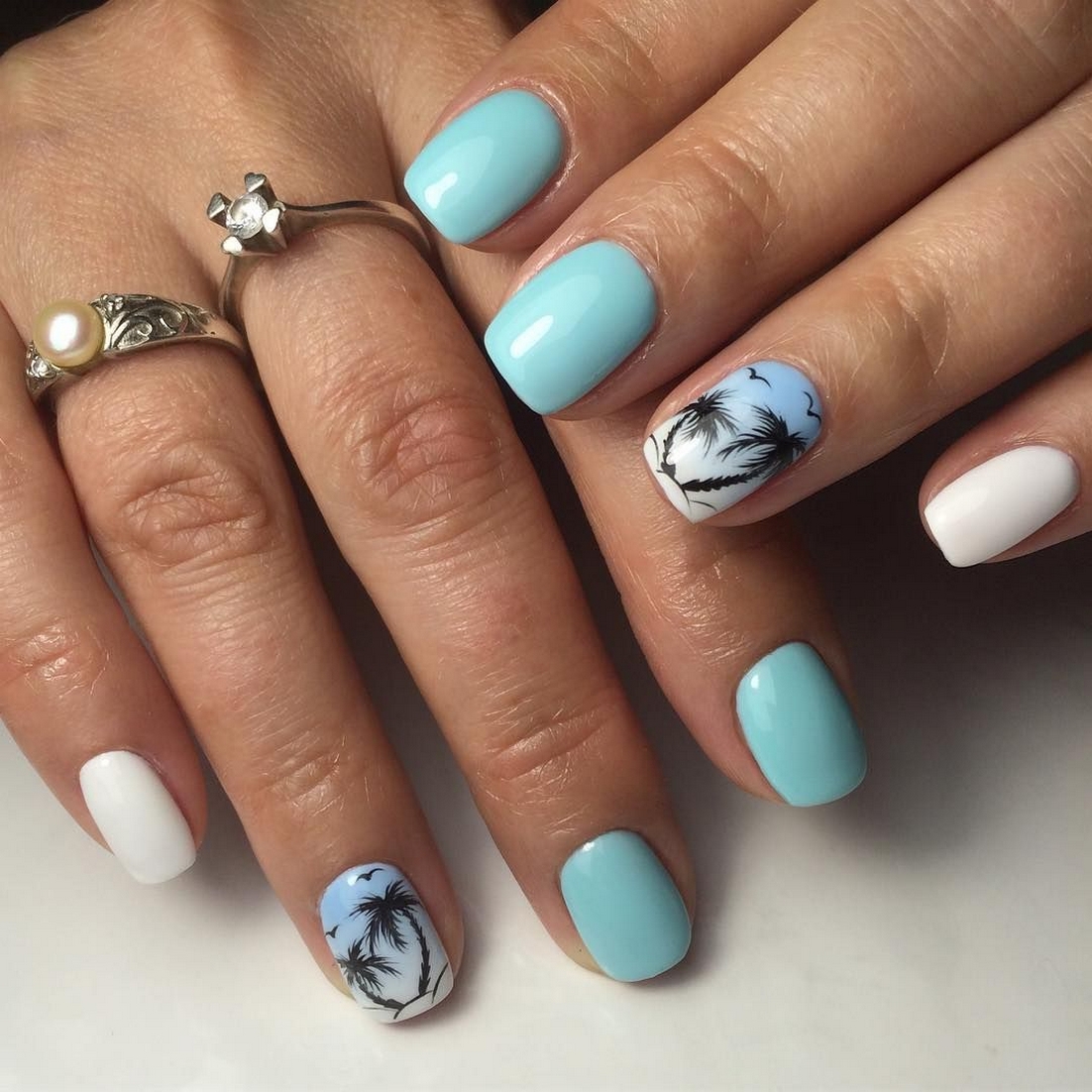70 Simple Summer Vacation Nail Design Ideas 18