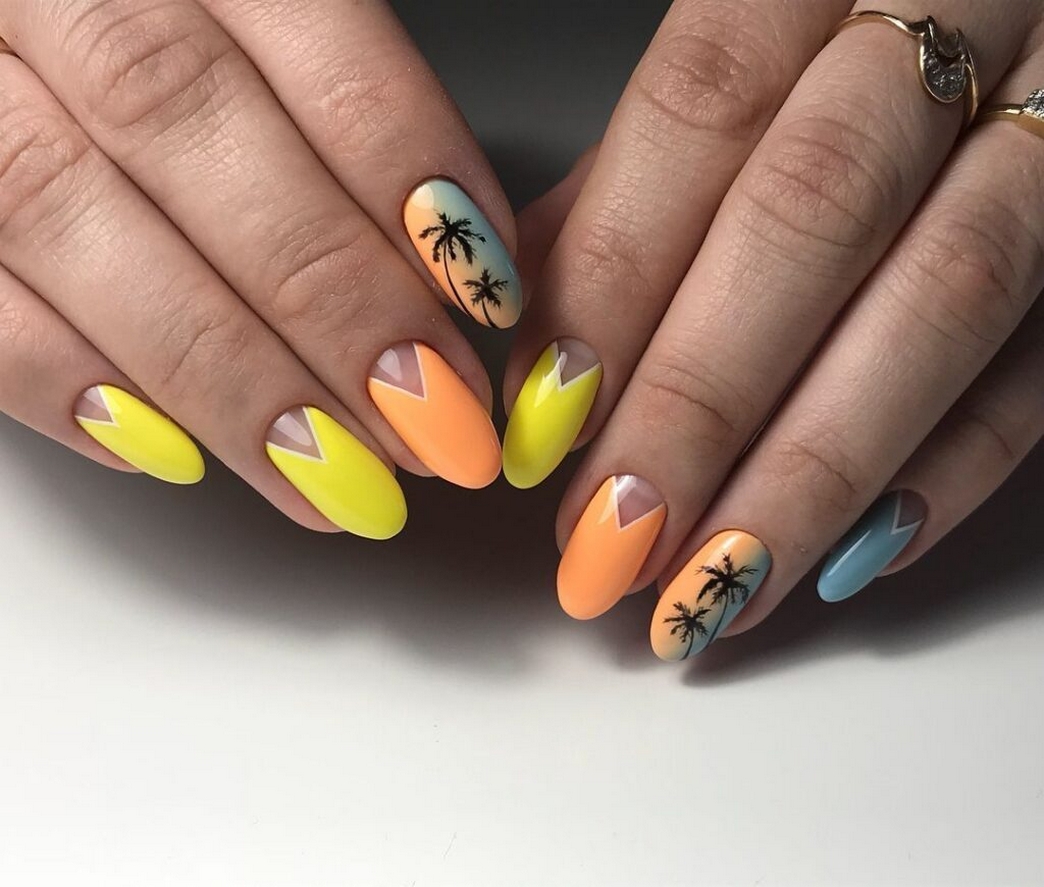 70 Simple Summer Vacation Nail Design Ideas 25