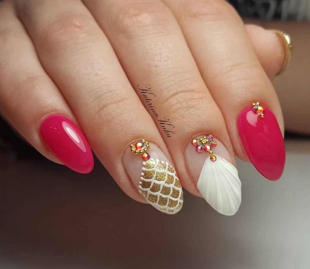70 Simple Summer Vacation Nail Design Ideas 26