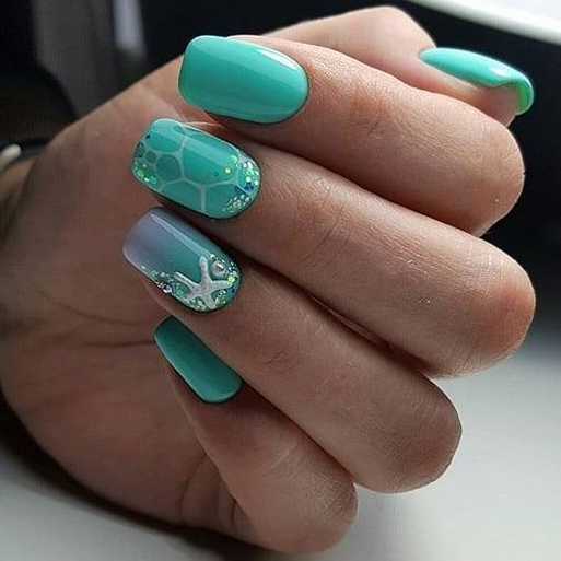 70 Simple Summer Vacation Nail Design Ideas 33