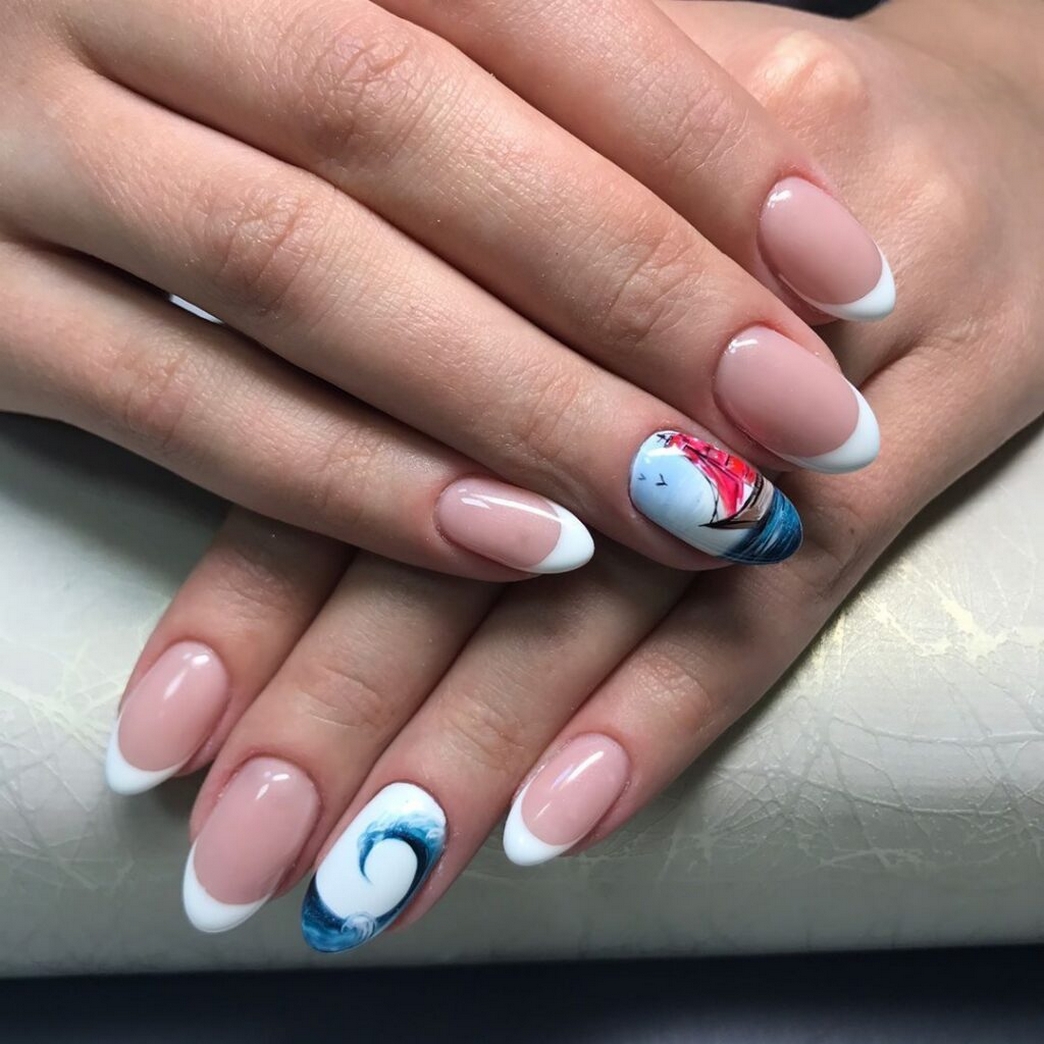70 Simple Summer Vacation Nail Design Ideas 38