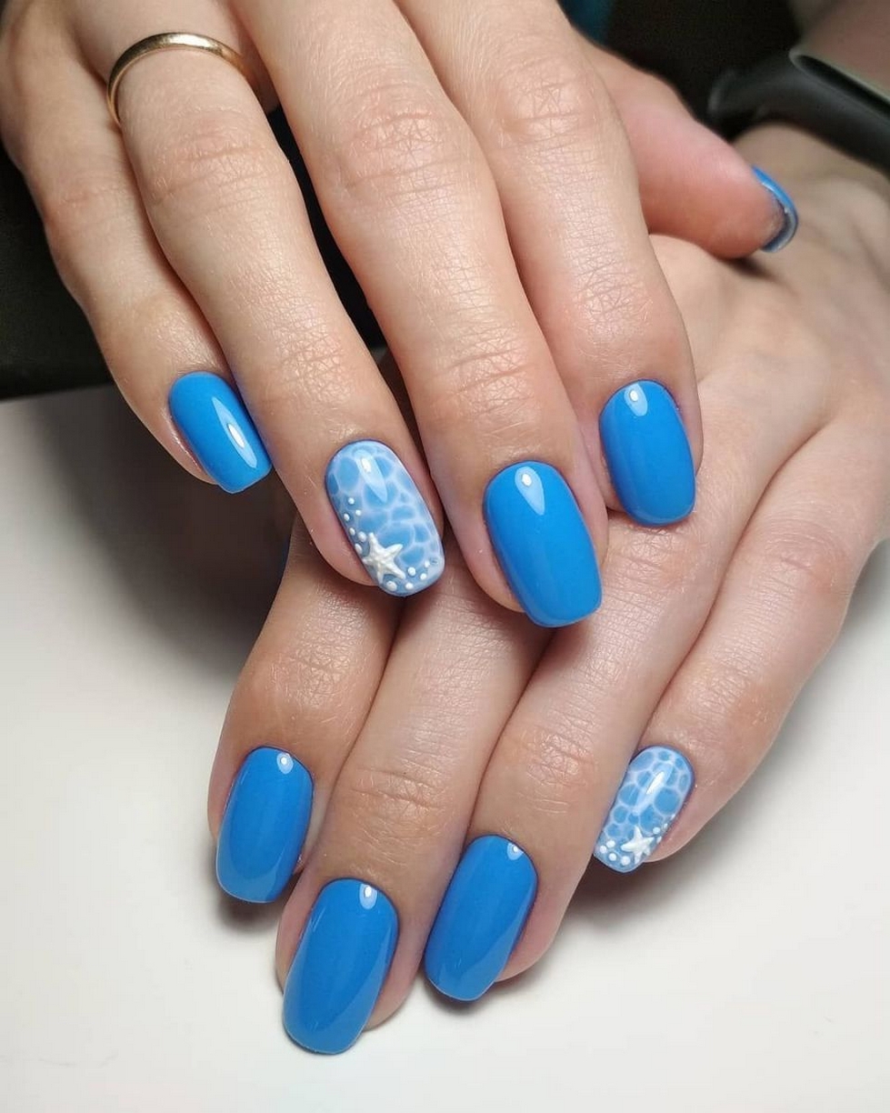 70 Simple Summer Vacation Nail Design Ideas 45