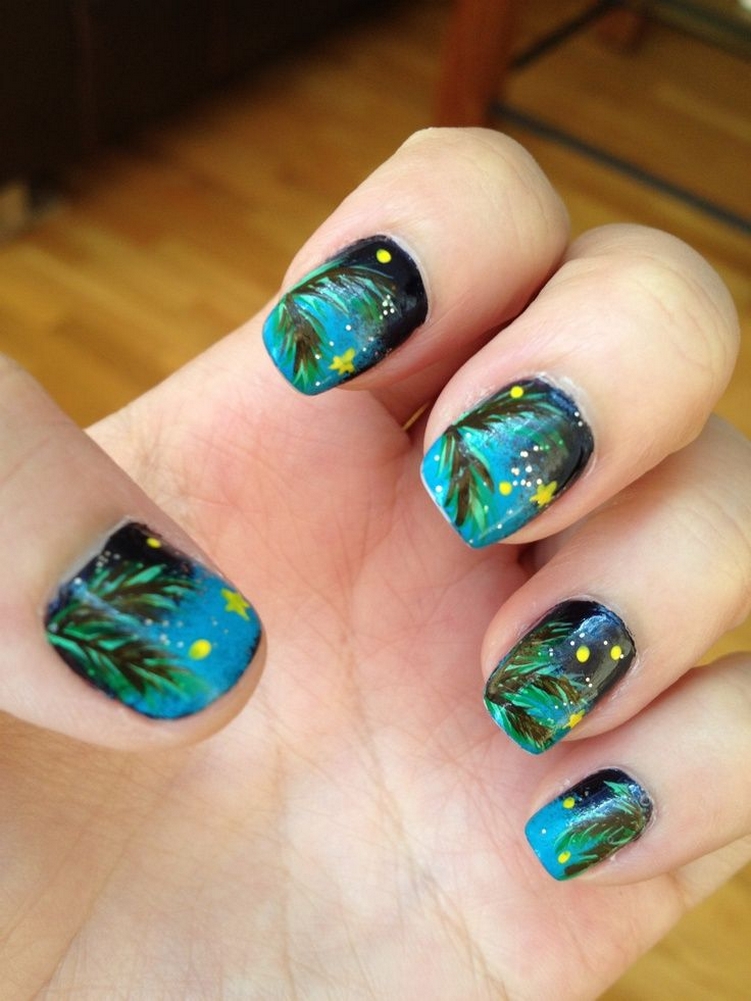 70 Simple Summer Vacation Nail Design Ideas 49