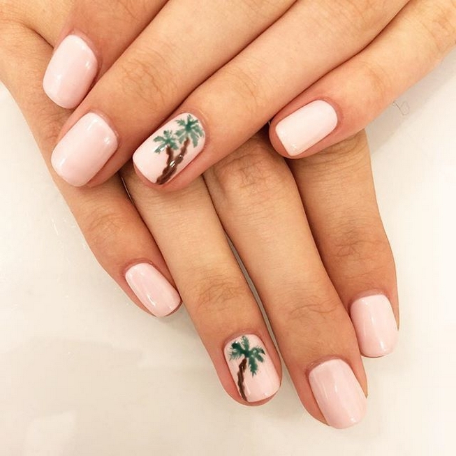 70 Simple Summer Vacation Nail Design Ideas 54