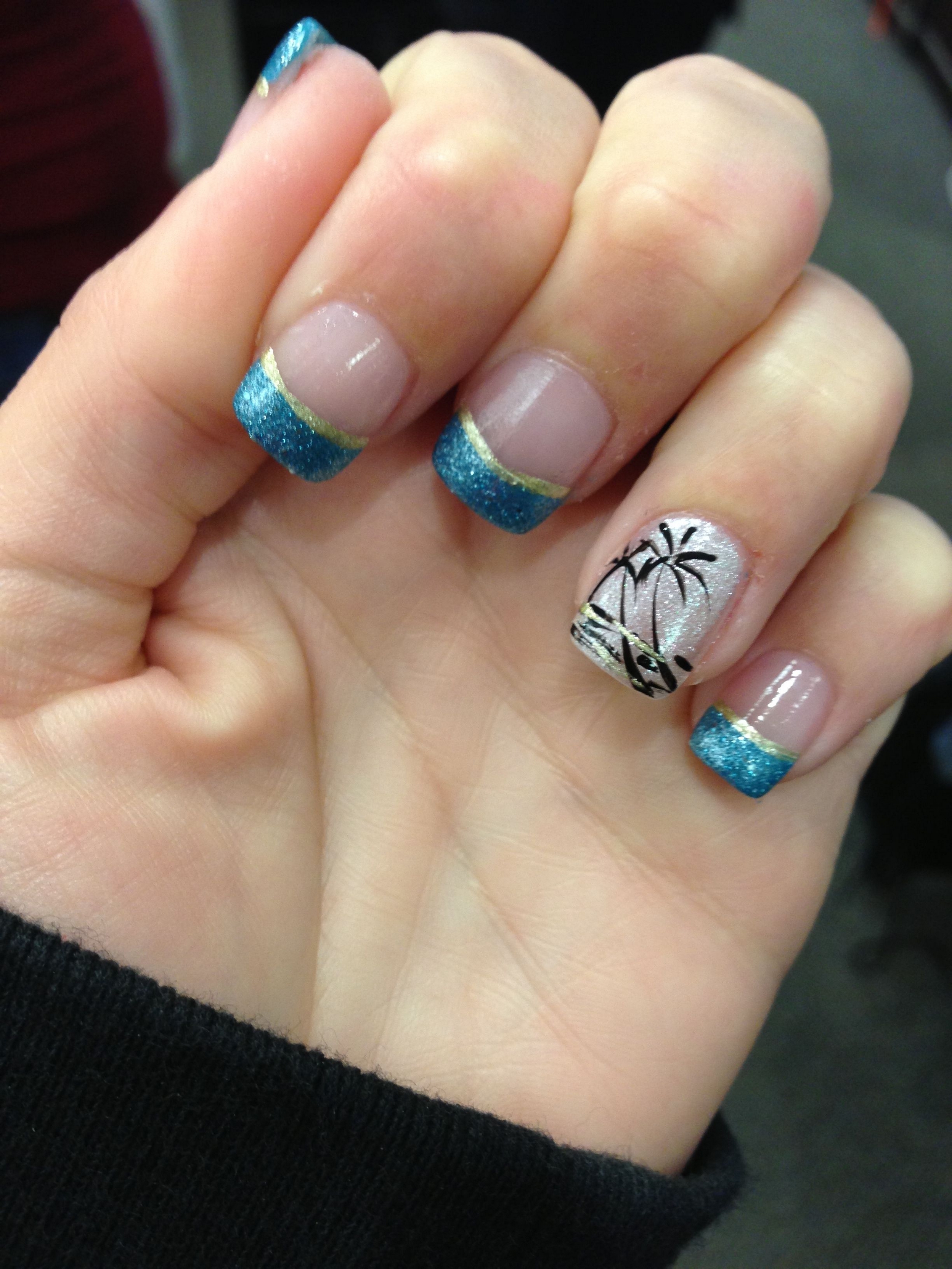 70 Simple Summer Vacation Nail Design Ideas 56