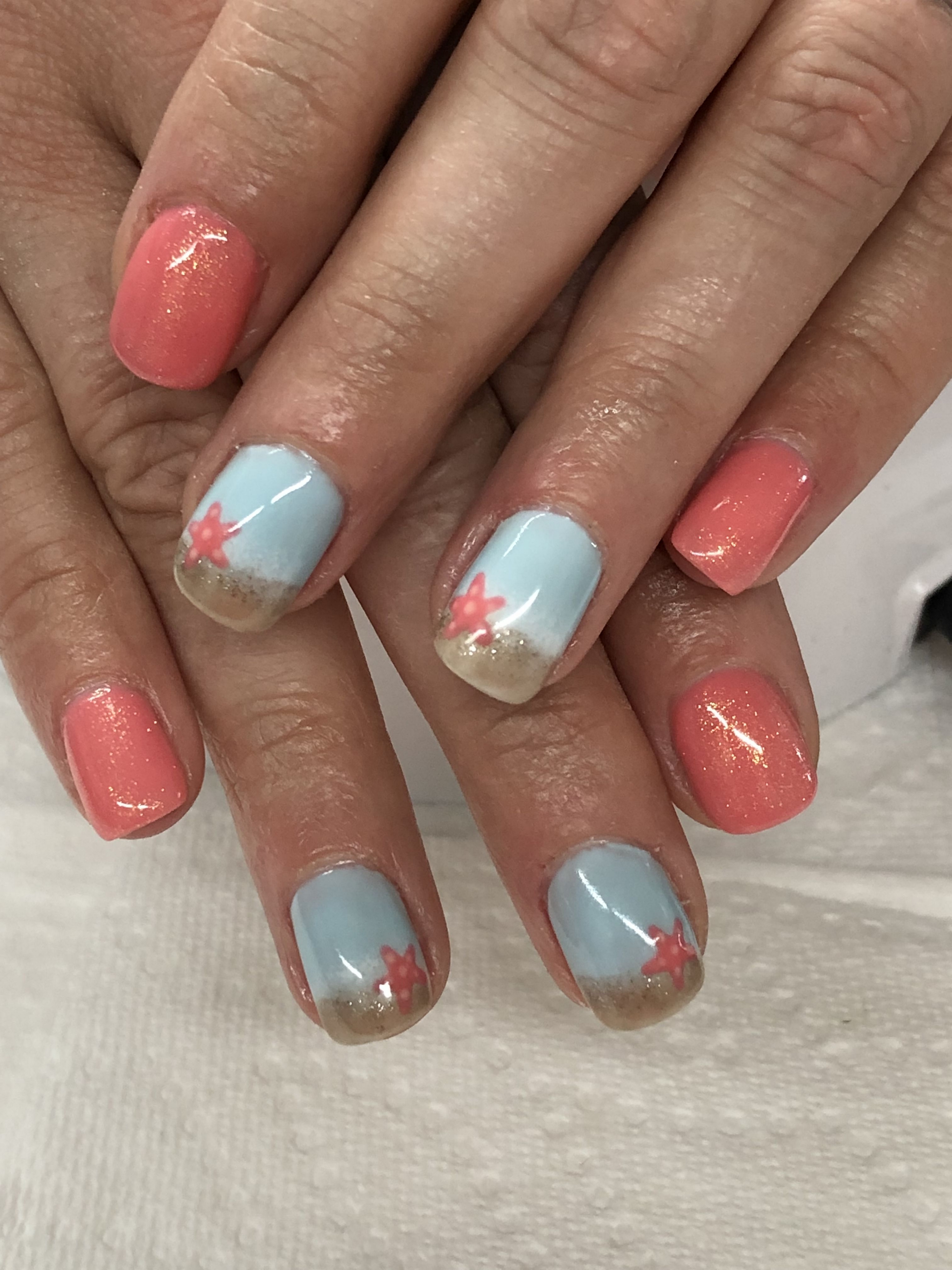 70 Simple Summer Vacation Nail Design Ideas 61