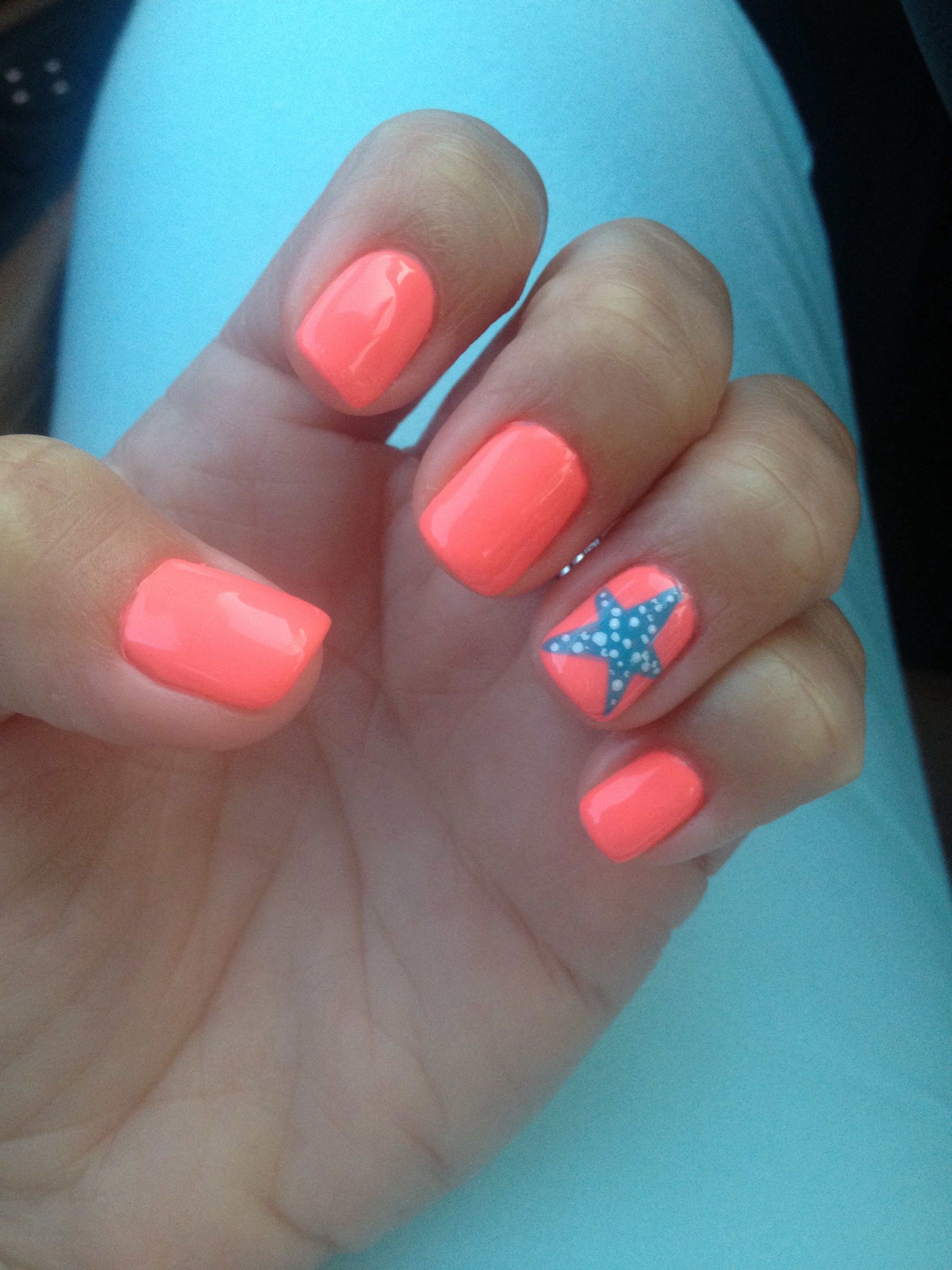 70 Simple Summer Vacation Nail Design Ideas 63