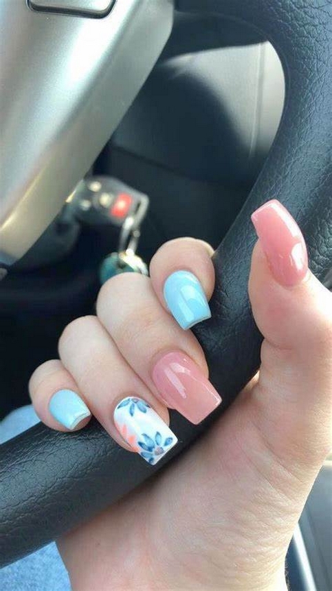 70 Simple Summer Vacation Nail Design Ideas 68